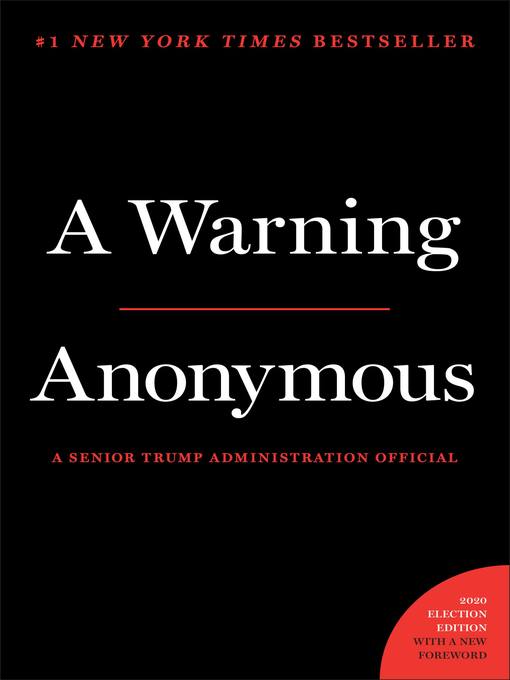Title details for A Warning by Anonymous - Wait list
